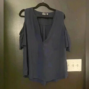 Woman’s XL SOHO New York Summer Sleeve Gap Shirt Business Casual Work Wear Top
